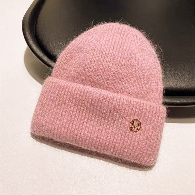 Wholesale  Knitted Hat with Fleece Large Head Circumference Beanie